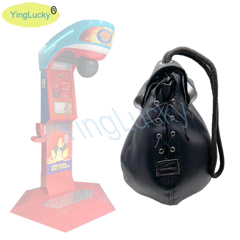 Whack A Mole Arcade - อะไหล่เครื่องเกมดราก้อนบ็อกซิ่ง ลูกบอลยาง ปลอกหุ้มพร้อมเชือก ที่ชักลูกบอล สำหรับเครื่องเกมต่อยมวย