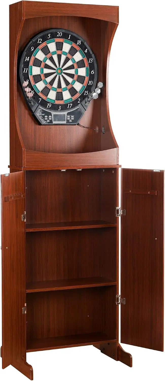 ชุดตู้เก็บกระดานปาลูกดอกไฟฟ้า  - Electronic Dartboard Cabinet บทวิจารณ์และราคา