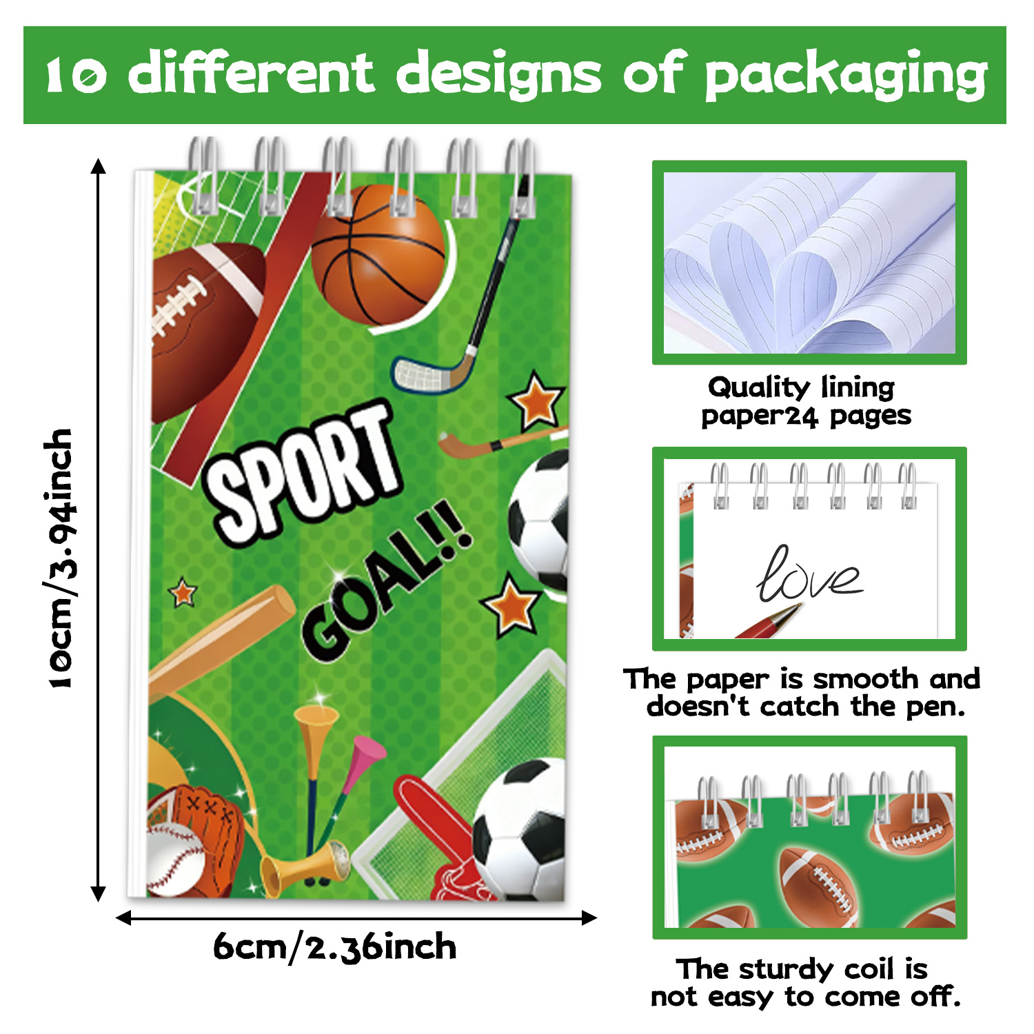 สมุดโน้ตขนาดเล็กแบบหลายกีฬา 24 - Basketball Arcade Game บทวิจารณ์และราคา