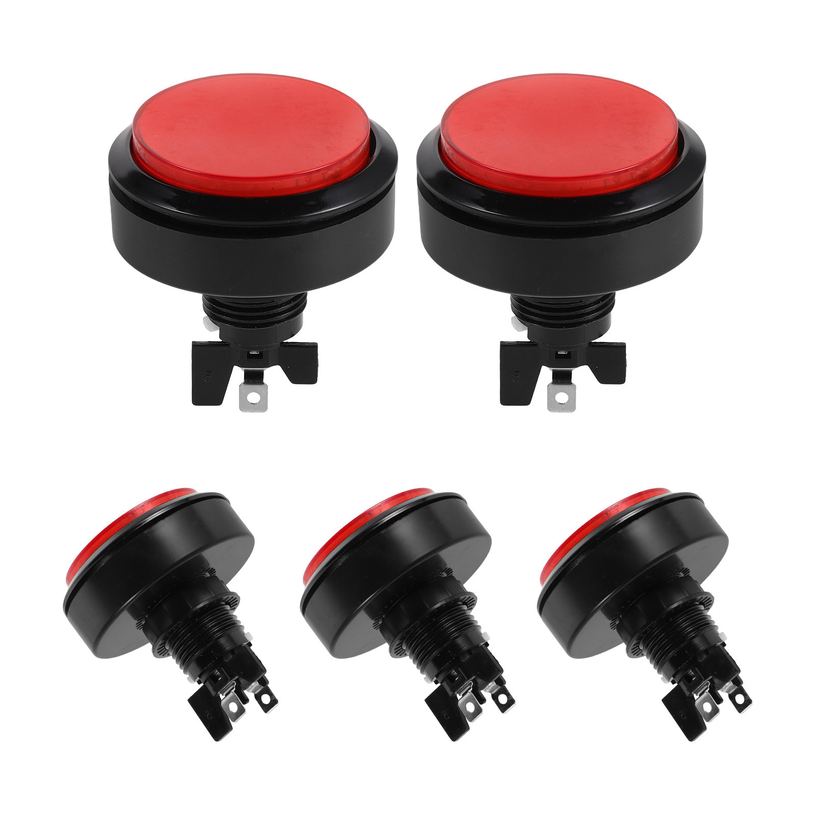 5 ชิ้น ปุ่มกดอาร์เคดขนาด 60 มม - Arcade Game Cabinet บทวิจารณ์และราคา