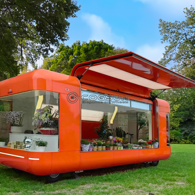 Street Mobile Food Trailer พิซ - Hot Dog Vending Cart บทวิจารณ์และราคา