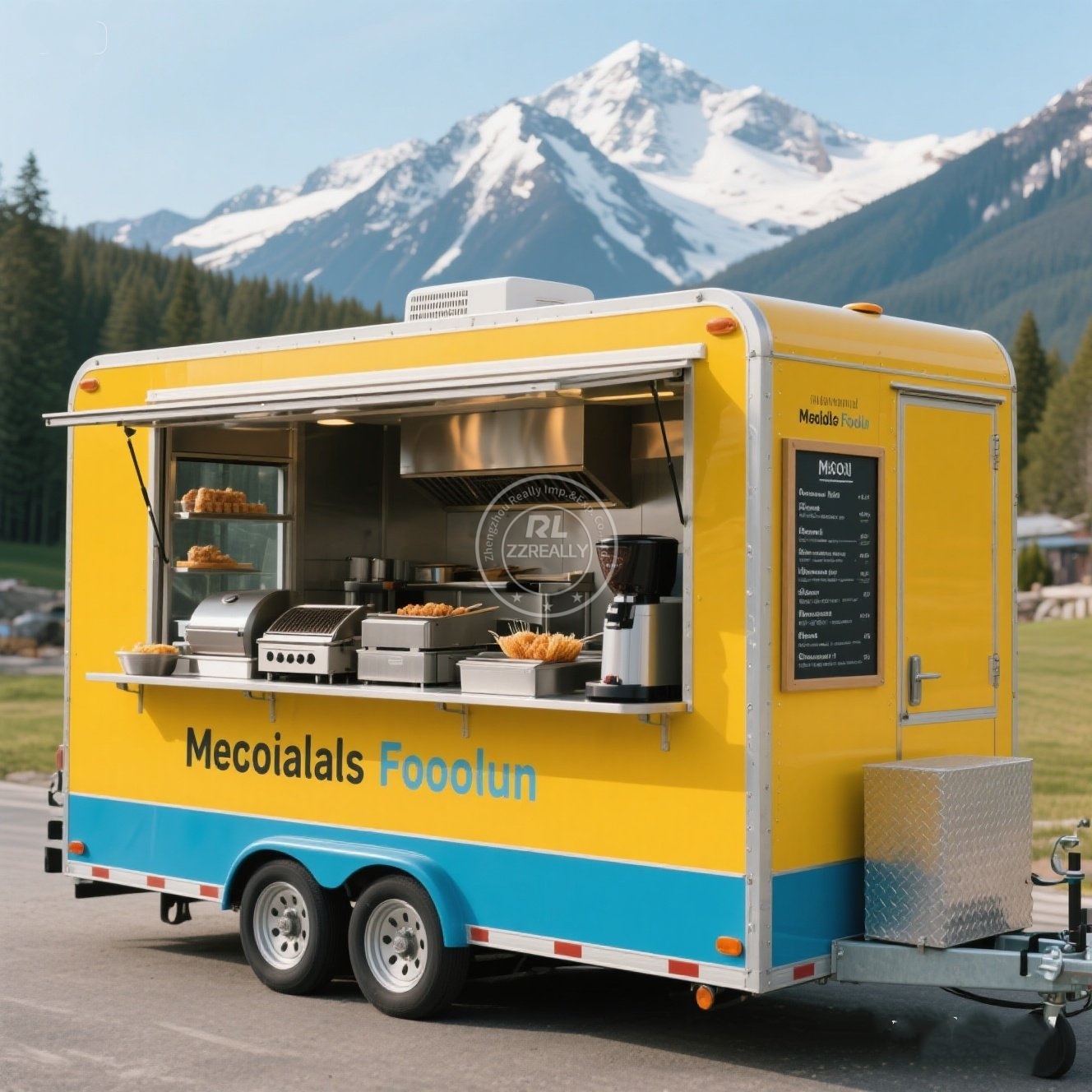 ผู้ผลิตรถพ่วงขายอาหารแบบปรับแต - Hot Dog Vending Cart บทวิจารณ์และราคา